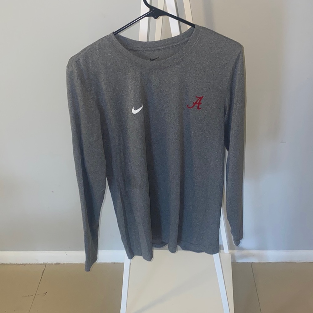 University of Alabama Dri-Fit Grey Longsleeve